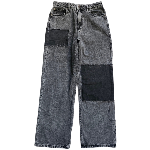 Garage Street Wide Leg Patchwork Jeans - Picture 4 of 8